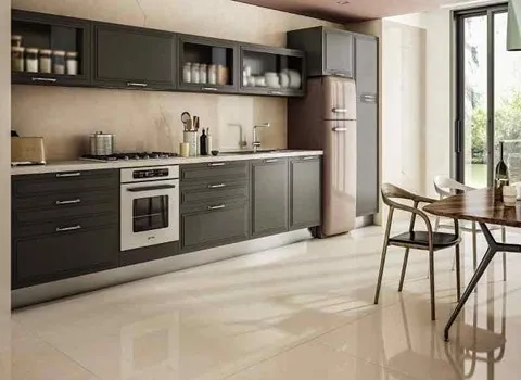 سرامیک کف 50*50 درجه یک؛ خاک سفید ساده طرحدار مناسب (مسکونی اداری)