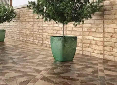 سرامیک کف حیاط خلوت؛ مدرن شیک ضد حرارت کیفیت بی نظیر Non slippery