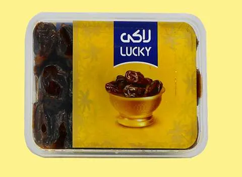 خرمای لاکی؛ هسته کوچک گوشتی قند فروکتوز قهوه ای تیره خانگی