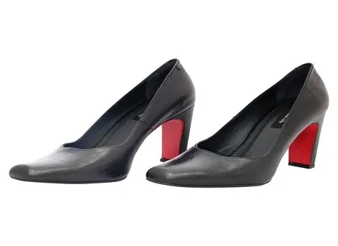 کفش چرم پاشنه بلند؛ چوبی پلاستیکی مشکی قهوه ای قرمز 2 نوع مجلسی اداری