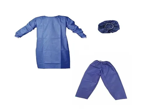 لباس یکبار مصرف پزشکی 3 نوع (بلوز شلوار گان) سبک نازک