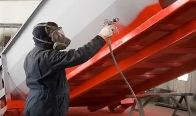 رنگ صنعتی ضد اسید؛ کوره شیشه پتروشیمی 2 نوع اپوکسی مواد رزینی