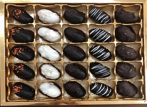 خرید و قیمت خرما ریز بوشهر شکلاتی