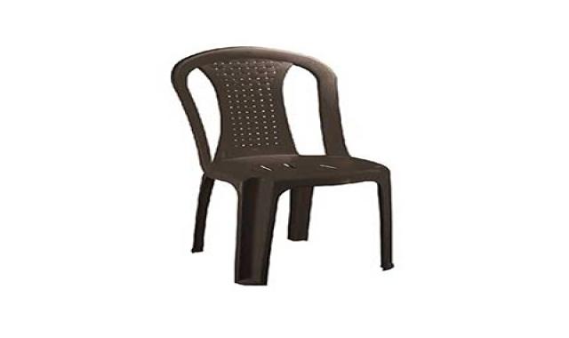 صندلی پلاستیکی قهوه ای؛ زیبا دون دسته کافی شاپ حیاط ادارات Brown plastic chair