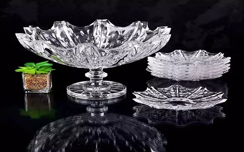 قیمت خرید ظرف بلور طرح دار + عکس