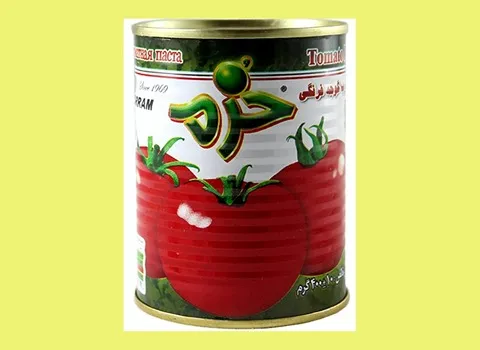 رب گوجه خرم؛ فلزی قوطی 400 گرم حاوی Calcium