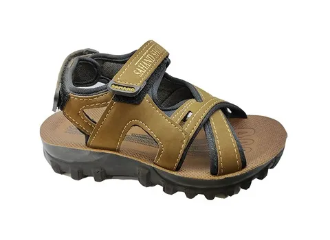 دمپایی مردانه سهند (صندل) چرم طبیعی مصنوعی 2 مدل سگکی ساده