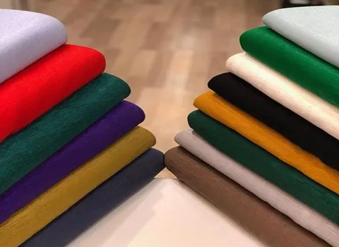 پارچه داکرون ساده؛ روکش مبل (کرمی آبی سرمه ای) عرض 150 سانتی متری