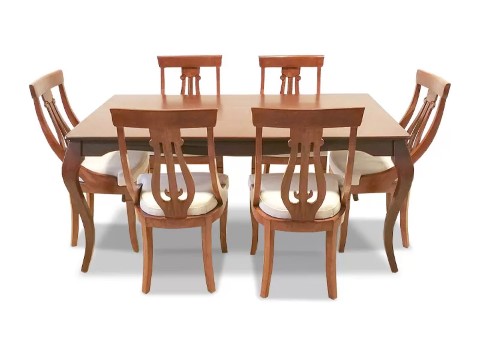 میز ناهار خوری رنگ عسلی همراه با توضیحات کامل و آشنایی