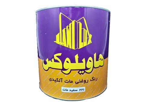 رنگ ساختمانی هاویلوکس؛ مات براق الکیدی پلاستیک مناسب گچ سیمان فلز