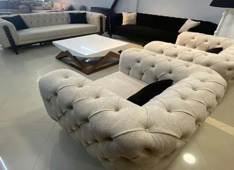 مبل راحتی مدل اسکار؛ طبیعی مصنوعی برجسته ضد چروک Standard