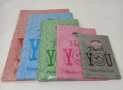 نایلون دسته دار طرح دار؛ پلی اتیلن پارچه ای مستحکم مقاوم بادوام Iran