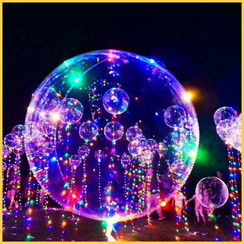 بادکنک لامپی ترند در اندازه های مختلف با رنگ‌بندی جذاب و متنوع + قیمت