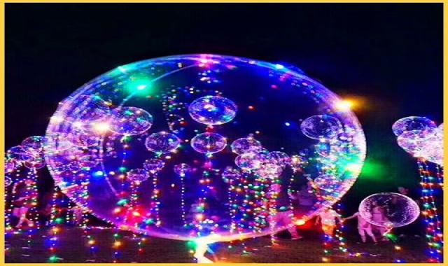 بادکنک لامپی ترند در اندازه های مختلف با رنگ‌بندی جذاب و متنوع + قیمت