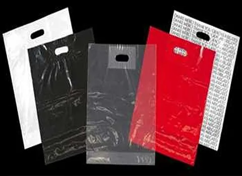 نایلون دستی عمده؛ ساده چاپی 3 رنگ قرمز زرد سفید جنس Plastic