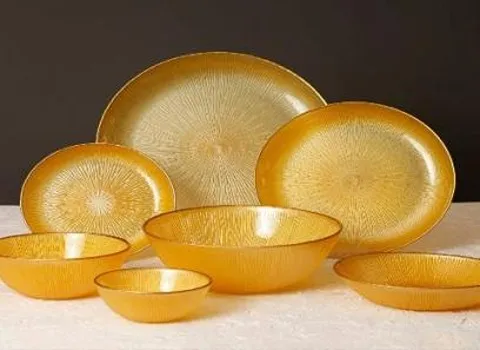 خرید و قیمت انواع کاسه بلور رنگی