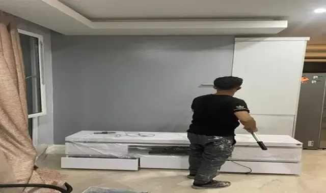 رنگ ساختمانی طوسی؛ خنثی ترکیب سفید مشکی آبی (250 1000 4000) میلی لیتر