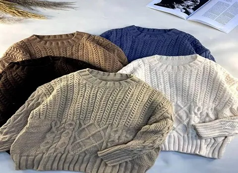 لباس زنانه ضخیم؛ بافت پنبه ای انعطاف پذیری بالا 2 جنس بافت پنبه ای Dress