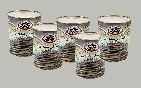 خیارشور حلب یک و یک؛ کالری کم ترکیبات آب نمک سرکه