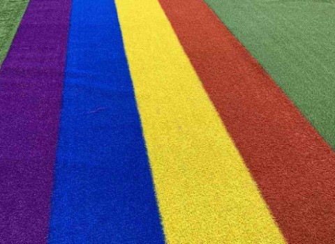 قیمت چمن مصنوعی رنگی