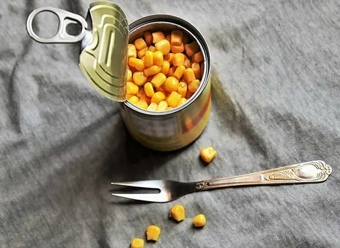 کنسرو ذرت بزرگ؛ زرد (گرفتگی عروق هضم غذا) ویتامین فیبر Antioxidants