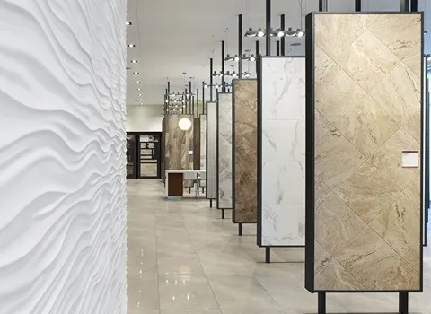 کاشی و سرامیک مغازه؛ موزاییکی طرح سنگ ضخیم سبک tile