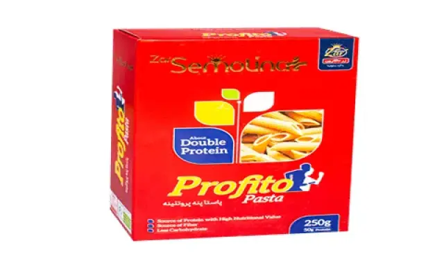 پاستا پنه زر ماکارون؛ کاهش وزن هضم آسان 2 رنگ کرم زرد