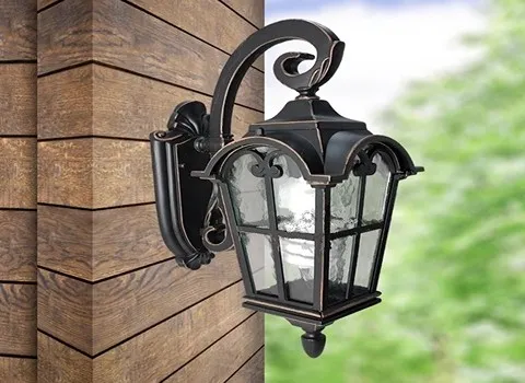 لامپ روشنایی حیاط (چراغ) ایستاده سردری جنس آلومینیومی آهنی