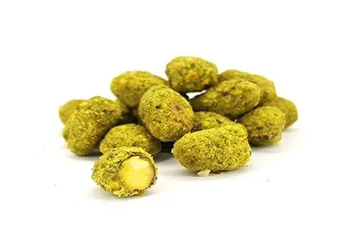 مغز پسته روکش دار؛ درشت اندازه یکسان 3 طعم هل دارچین زعفران