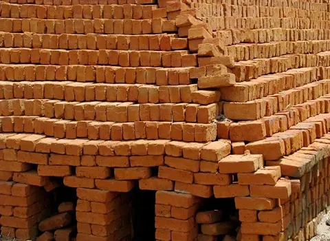 آجر فشاری تنی؛ قرمز زرد کرم 2 نوع ماشینی دستی brick
