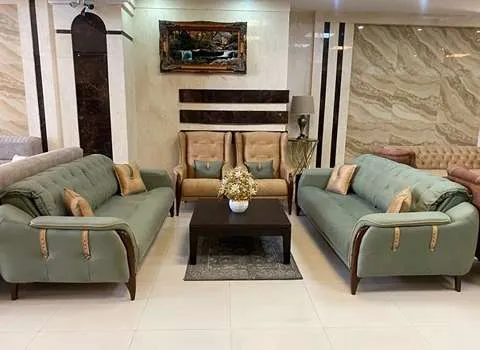 مبلمان اداری پاسارگاد؛ چرمی منبت کاری لمسه دوزی 3 نوع چستر استیل