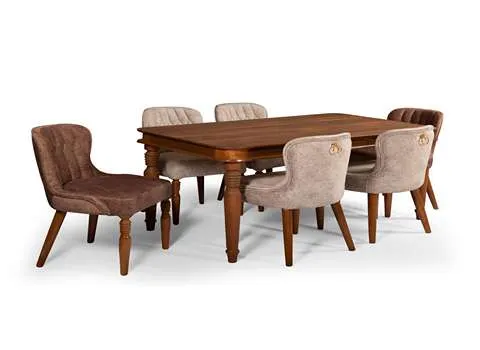 خرید میز ناهار خوری چوبی 6 نفره با قیمت استثنایی