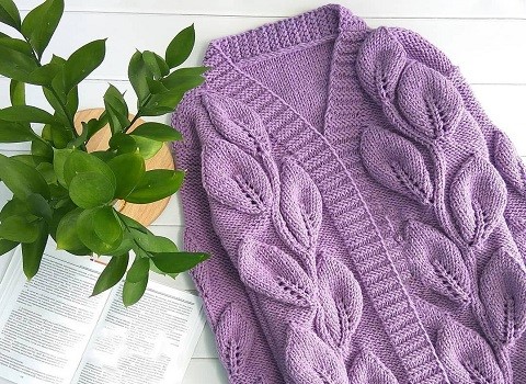 ژاکت زنانه بافتنی (پلیور) کاموایی ضخیم گرم 2 مدل کوتاه بلند