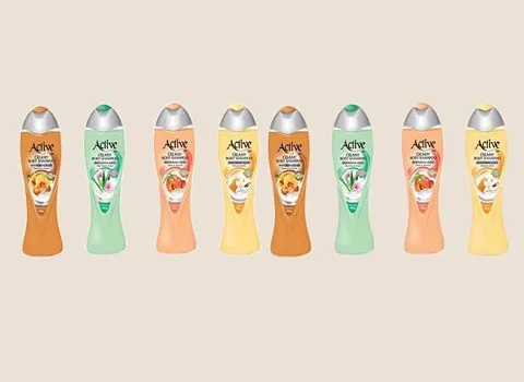 شامپو بدن اکتیو کرمی؛ قهوه کاراملی آلوئه ورا هلو حاوی ویتامین B6