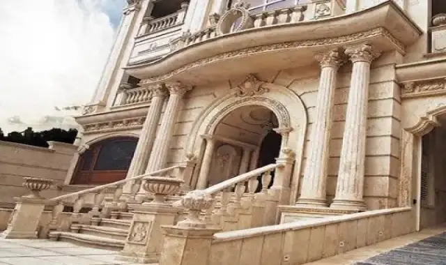 سنگ ساختمانی کار شده؛ سفید مشکی مرمر کوارتز تراورتن Granite