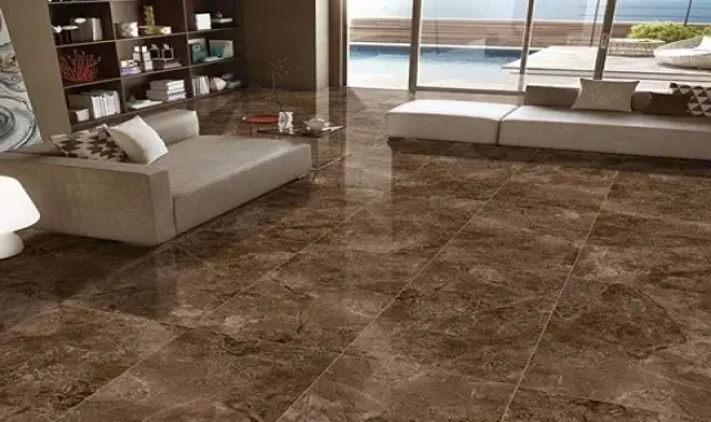 سرامیک کف پذیرایی قهوه ای (کاشی) صادراتی 3 رنگ مشکی طلایی سفید Iran