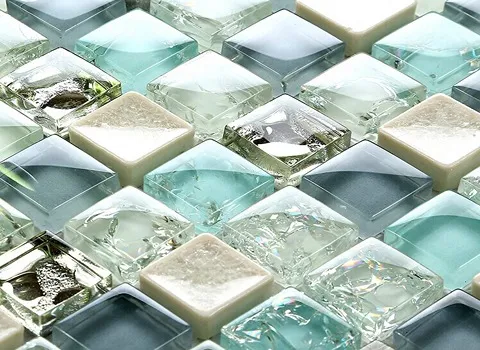 کاشی شیشه ای (سرامیک) تزئین دیوار سقف طرح شفاف ضدیخ