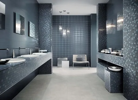 کاشی سرامیک سرویس بهداشتی ارزان؛ لعاب دار سفالی پازلی موزاییکی tile