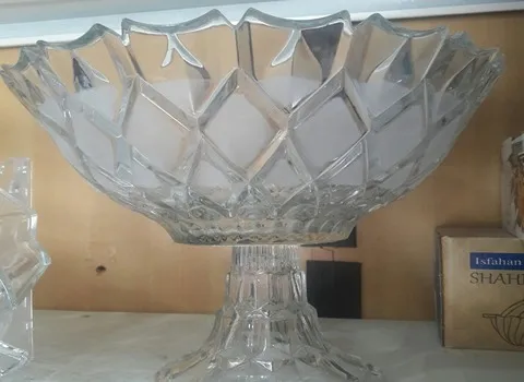 ظرف میوه خوری بلور اصفهان + بهترین قیمت خرید