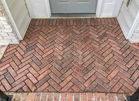 آجر نسوز کف حیاط؛ قهوه ای قرمز مشکی زرد 2 مدل (سوراخ دار ساده)