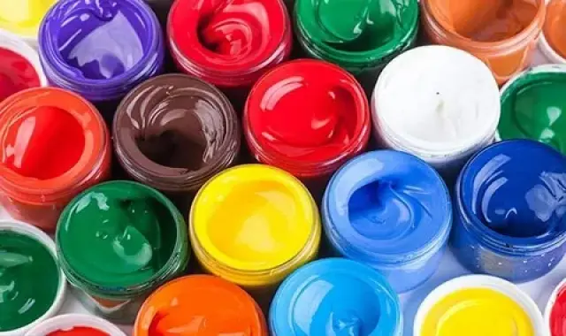 رنگ روغنی سحر؛ درجه یک باکیفیت مشکی سفید آبی