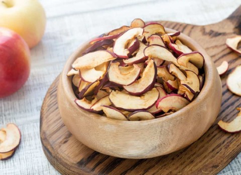 خواص سیب خشک برای چاقی صورت