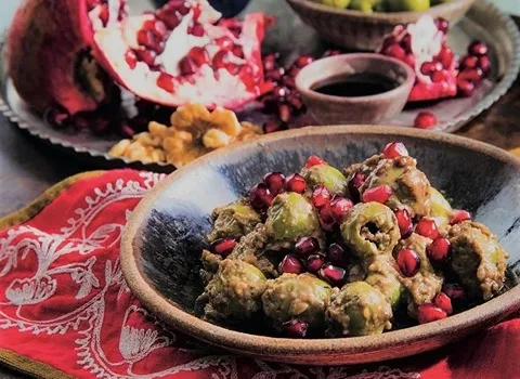 زیتون پرورده صادراتی؛ ارگانیک سوپر ممتاز شیشه ( 1 1.5 3) کیلویی