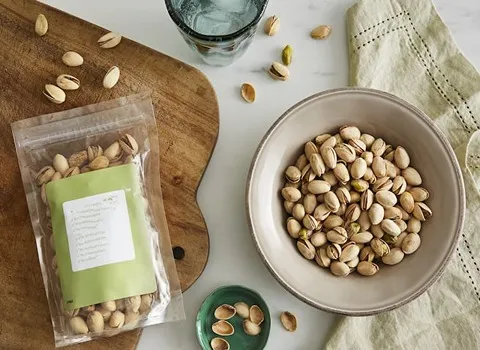 پسته بسته بندی؛ پودر مغز خلال مقوایی (1000 گرمی)