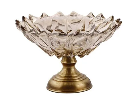 خرید و قیمت انواع ظرف بلوری پایه دار