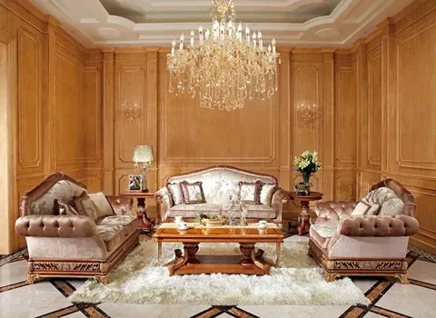 مبل سلطنتی با چوب روس Sofa منبت کاری ظریف پارچه مخمل ساتن