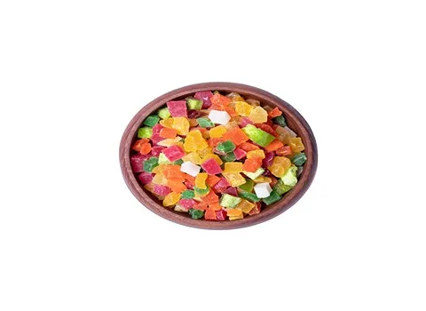 میوه خشک حبه ای استوایی؛ طبیعی آناناس نارگیل حاوی فیبر ویتامین (D C)