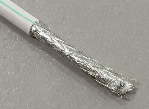 سیم و کابل صائب تبریز؛ مفتولی افشان کواکسیال 2 رنگ آبی green