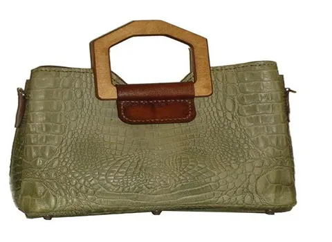 خرید و قیمت جدیدترین انواع کیف چرم دسته چوبی