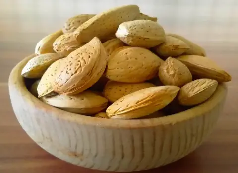 بادام درختی با پوست؛ سلامت کلیه پوکی استخوان انواع (خام بو داده) کاغذی